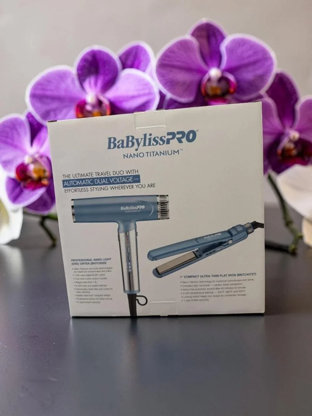 BabylisPro Nano Titanium Light Ionic Dryer & 1